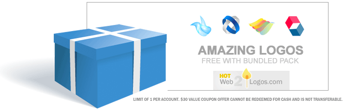 Get 1 Free Web 2.0 Logo with every bundled pack